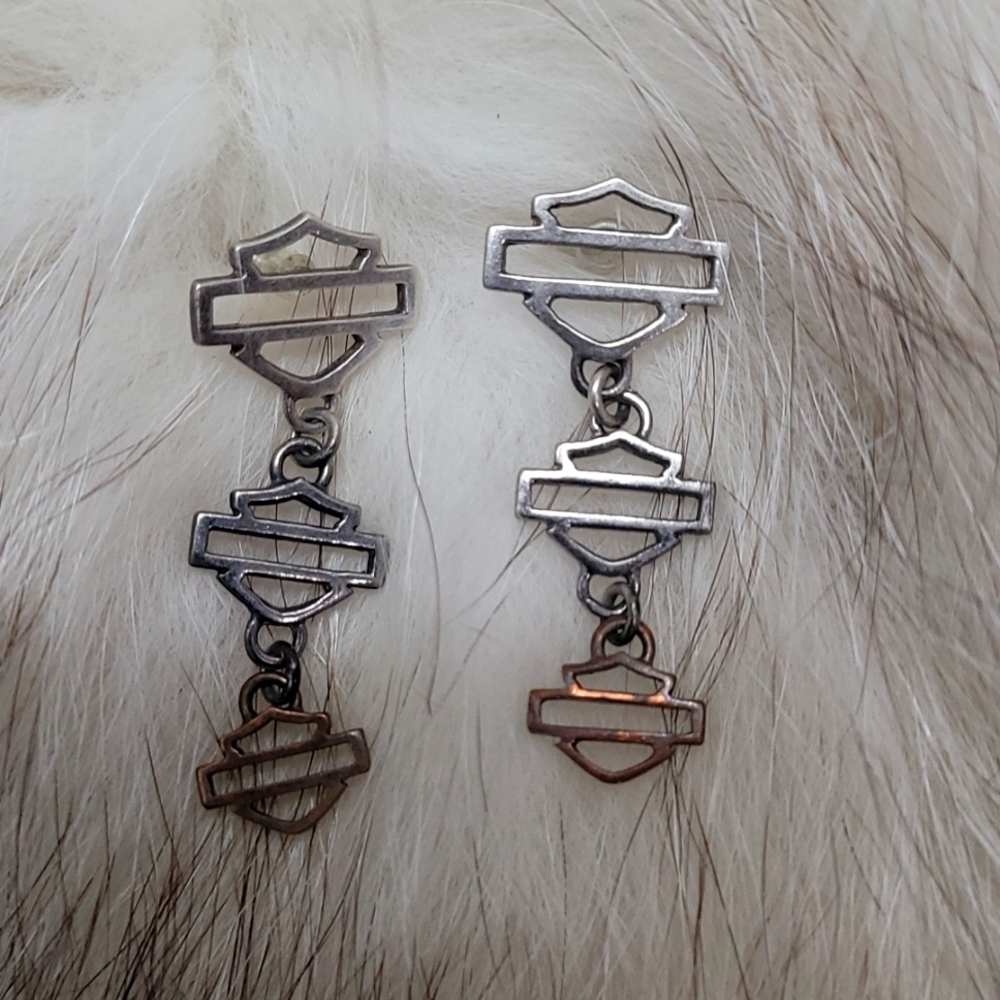 Harley-Davidson Logo Earrings